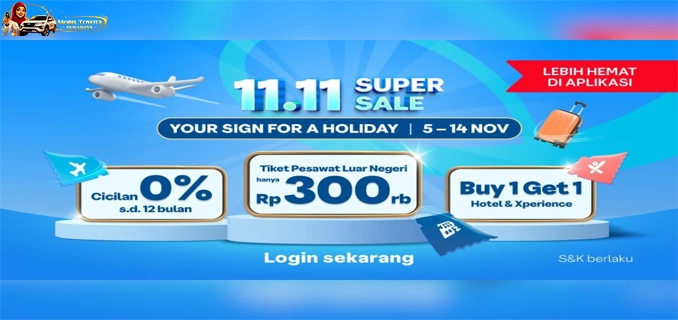 Maskapai dan Akomodasi Indonesia Hadirkan Promo Menarik