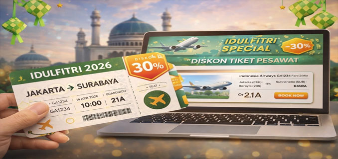 Kabar Baik Menjelang Idul Fitri Diskon Tiket